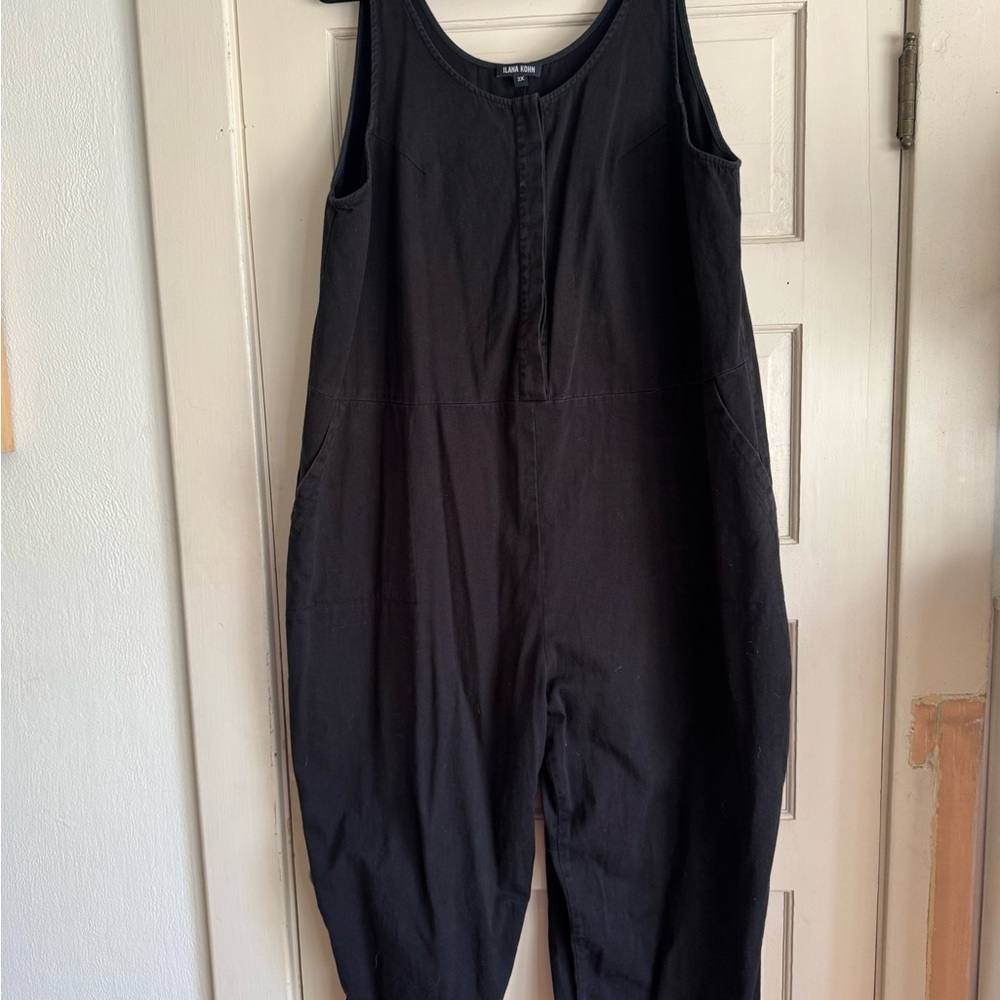 Ilana Kohn - Black Cotton Jumpsuit
